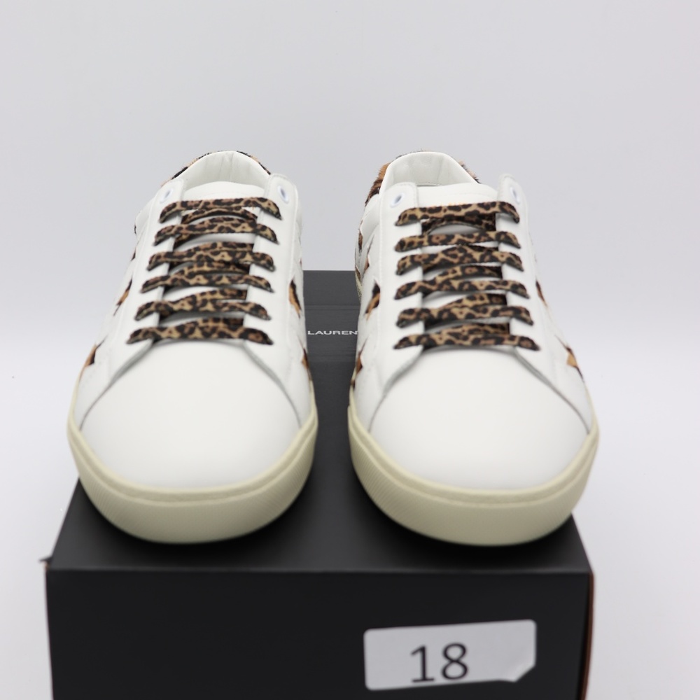 Saint Laurent Court Classic SL/06 Leopard Sneakers - Picture 3 of 8